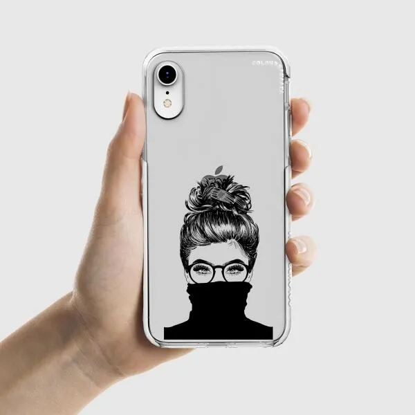 iPhone Case - Beautiful Woman With Messy Bun
