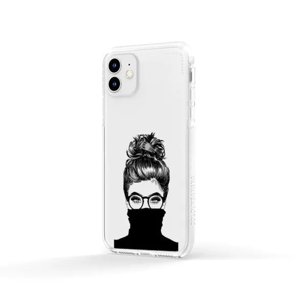 iPhone Case - Beautiful Woman With Messy Bun