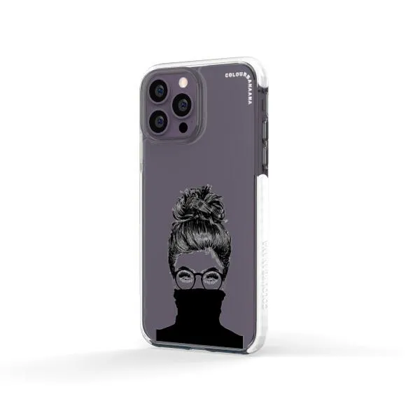 iPhone Case - Beautiful Woman With Messy Bun
