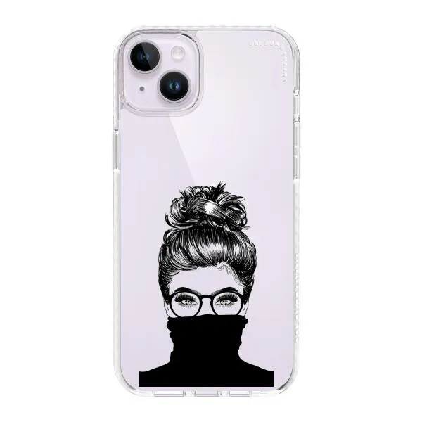 iPhone Case - Beautiful Woman With Messy Bun