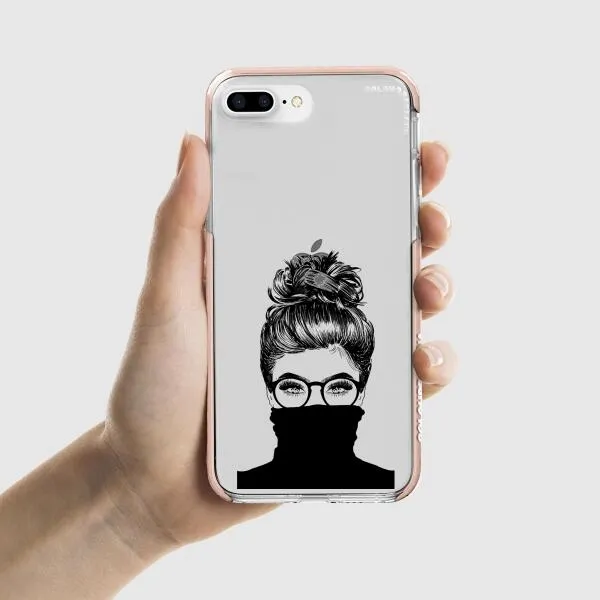 iPhone Case - Beautiful Woman With Messy Bun