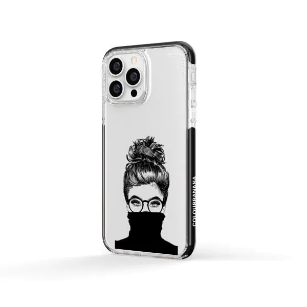 iPhone Case - Beautiful Woman With Messy Bun