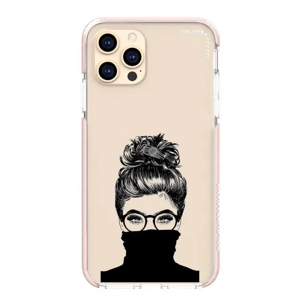 iPhone Case - Beautiful Woman With Messy Bun