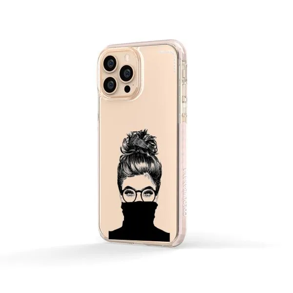 iPhone Case - Beautiful Woman With Messy Bun