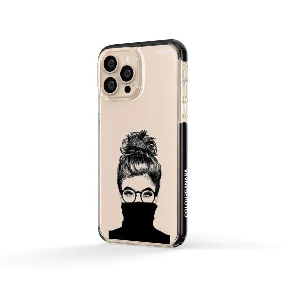 iPhone Case - Beautiful Woman With Messy Bun