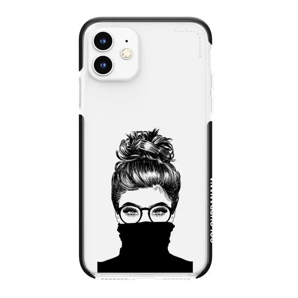 iPhone Case - Beautiful Woman With Messy Bun