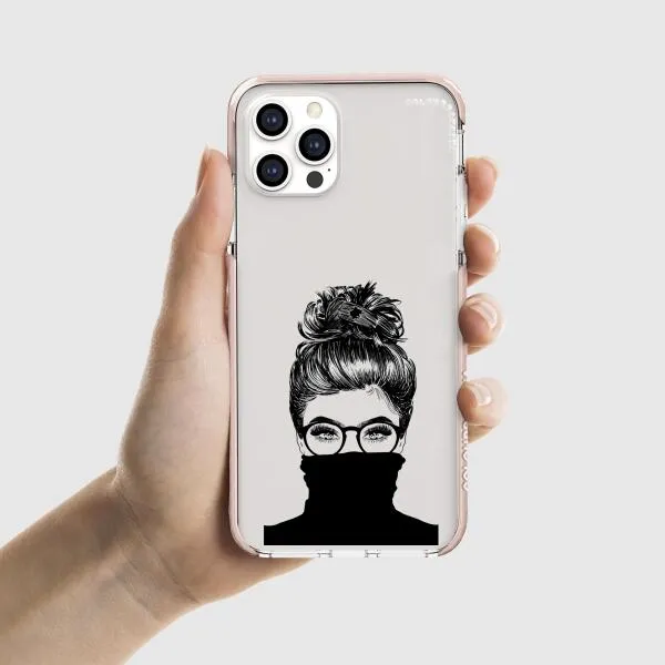 iPhone Case - Beautiful Woman With Messy Bun