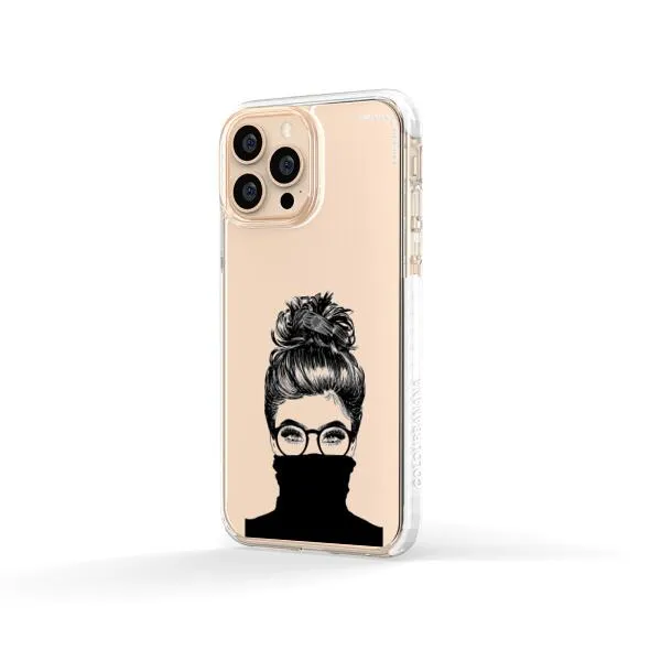 iPhone Case - Beautiful Woman With Messy Bun