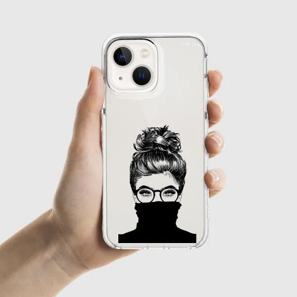 iPhone Case - Beautiful Woman With Messy Bun