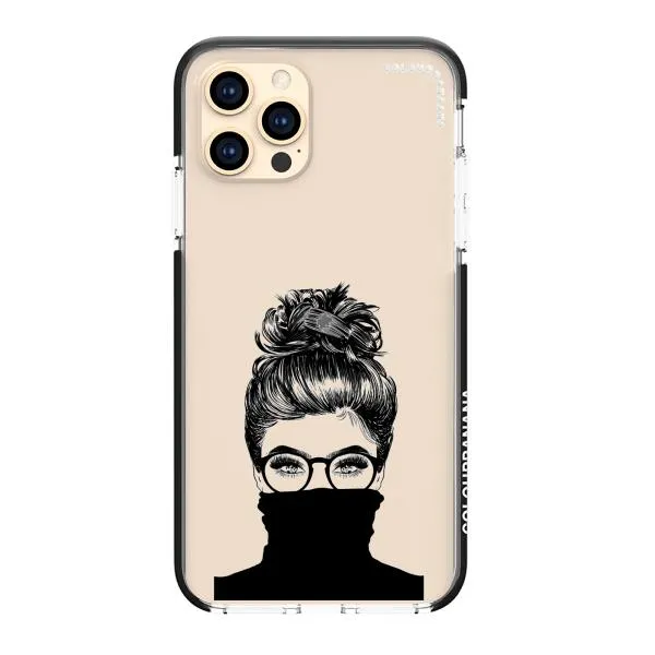 iPhone Case - Beautiful Woman With Messy Bun