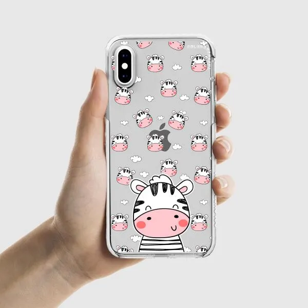 iPhone Case - Cute Zebra