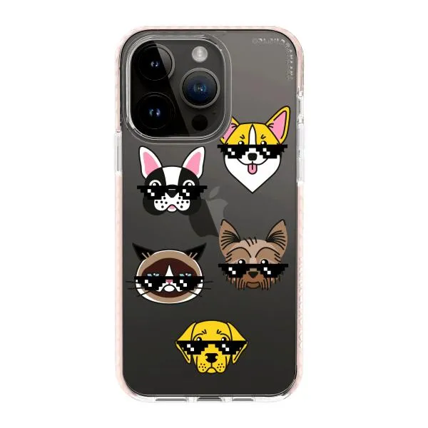 iPhone Case -  Dogs With Glasses