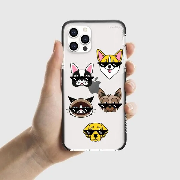 iPhone Case -  Dogs With Glasses