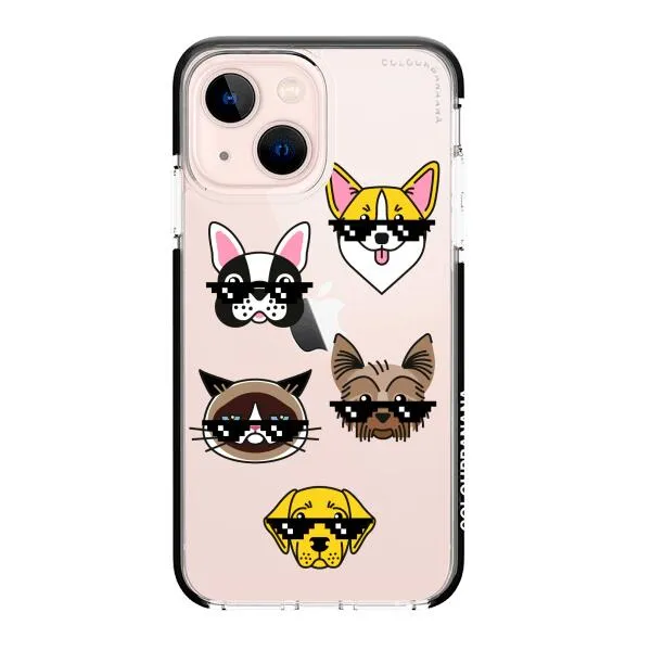 iPhone Case -  Dogs With Glasses