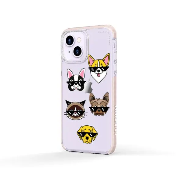 iPhone Case -  Dogs With Glasses