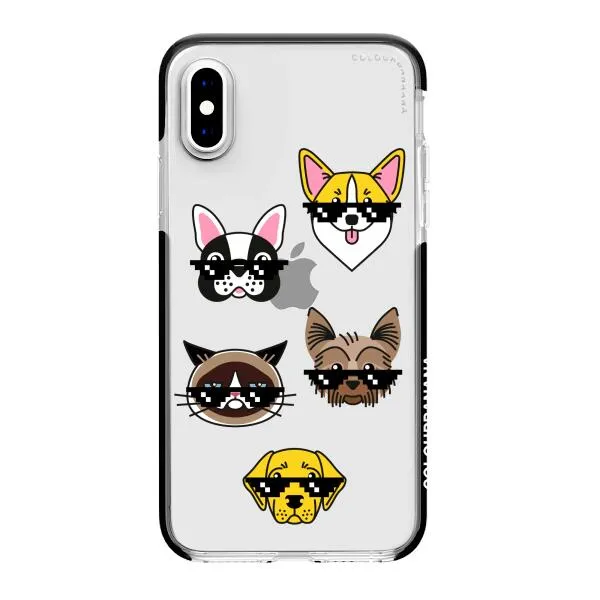 iPhone Case -  Dogs With Glasses