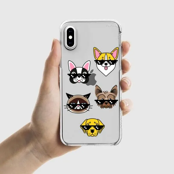 iPhone Case -  Dogs With Glasses