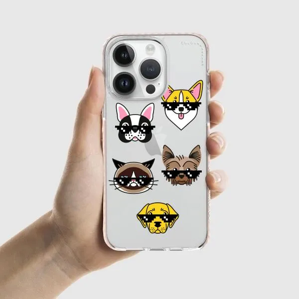 iPhone Case -  Dogs With Glasses