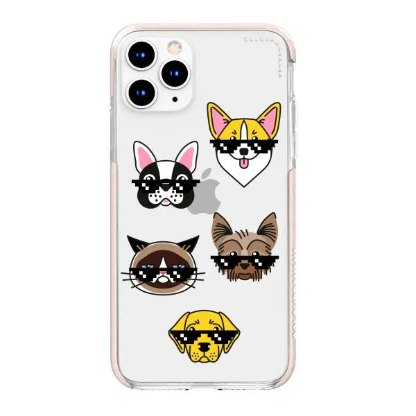 iPhone Case -  Dogs With Glasses