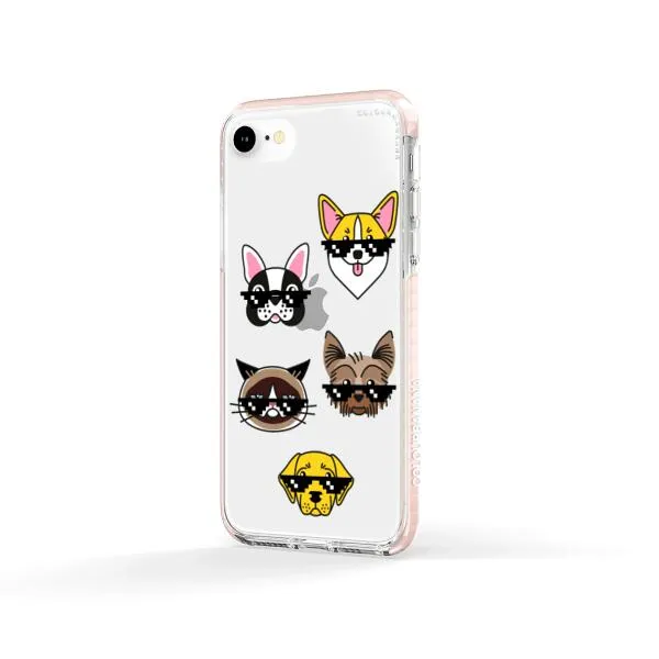 iPhone Case -  Dogs With Glasses