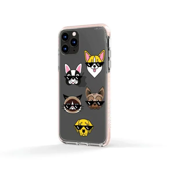 iPhone Case -  Dogs With Glasses