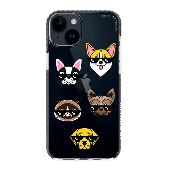 iPhone Case -  Dogs With Glasses