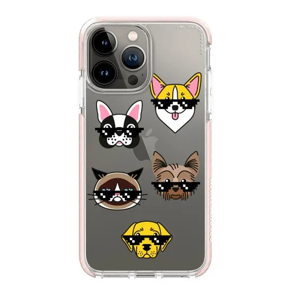 iPhone Case -  Dogs With Glasses
