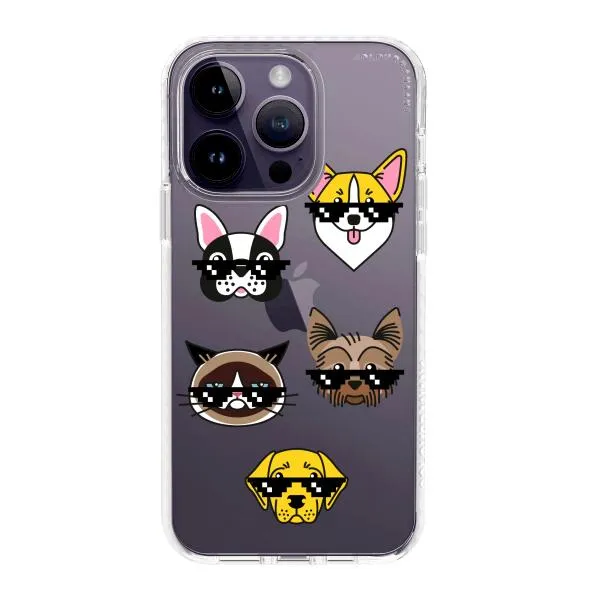 iPhone Case -  Dogs With Glasses