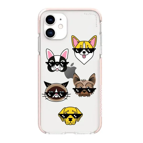 iPhone Case -  Dogs With Glasses