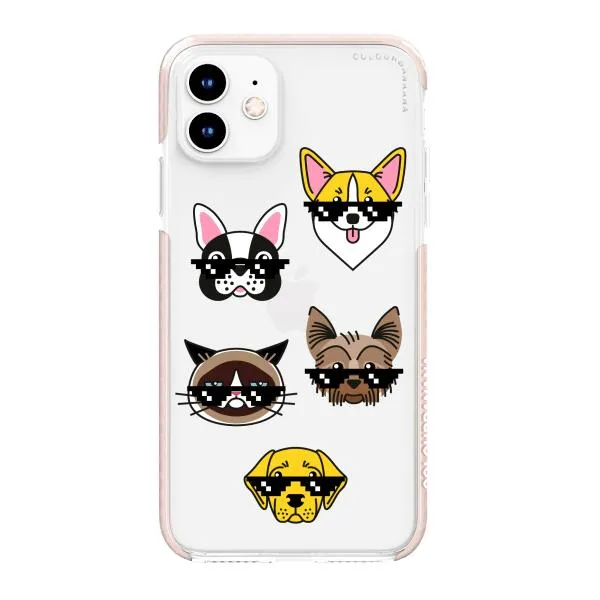 iPhone Case -  Dogs With Glasses