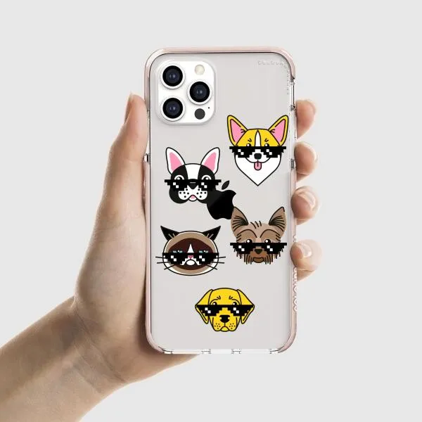 iPhone Case -  Dogs With Glasses