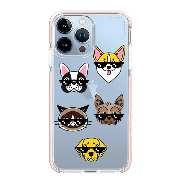 iPhone Case -  Dogs With Glasses