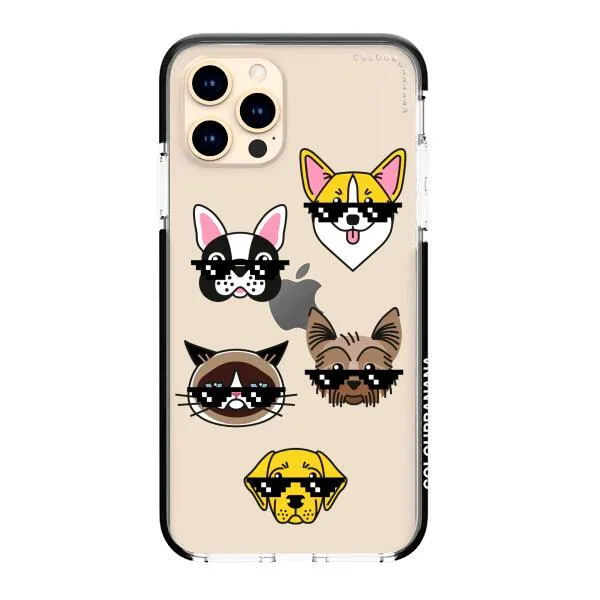 iPhone Case -  Dogs With Glasses