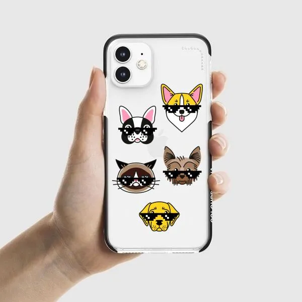 iPhone Case -  Dogs With Glasses