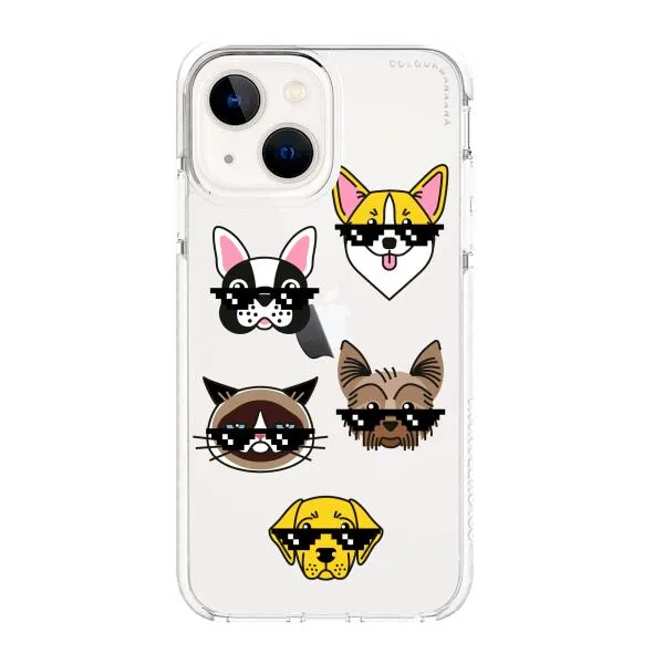 iPhone Case -  Dogs With Glasses