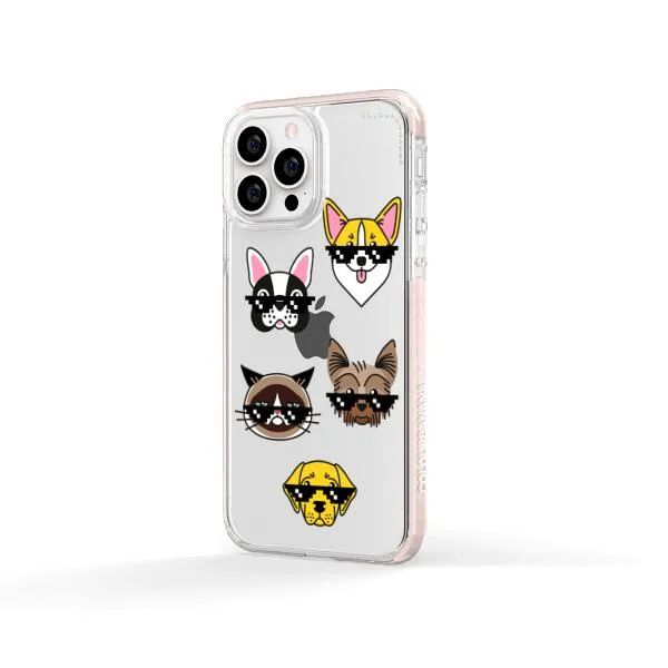 iPhone Case -  Dogs With Glasses