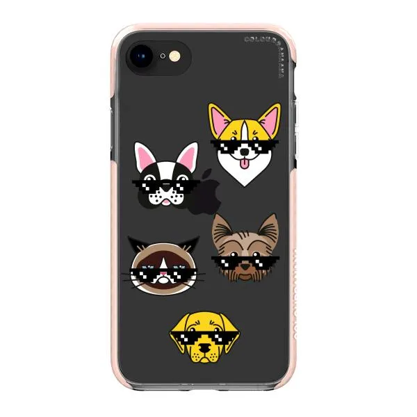iPhone Case -  Dogs With Glasses