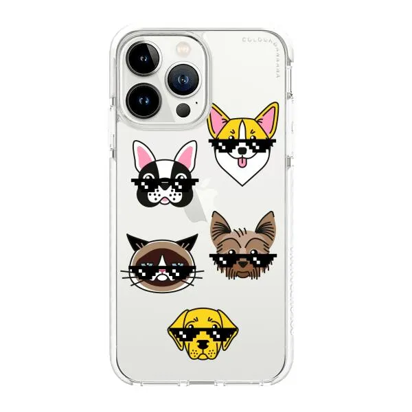 iPhone Case -  Dogs With Glasses
