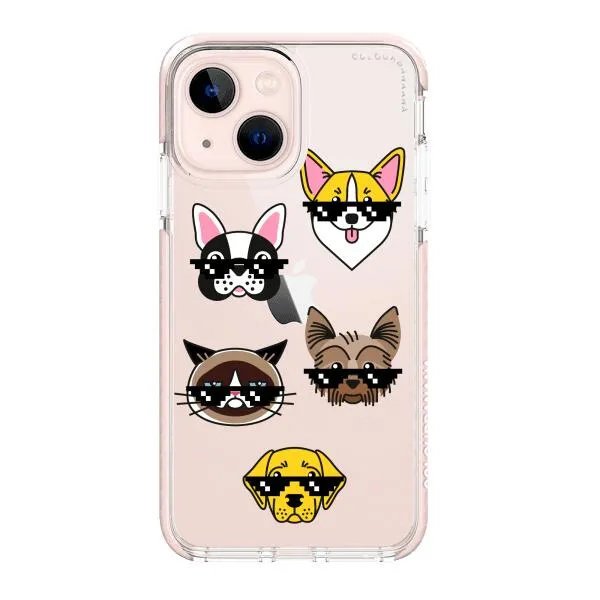 iPhone Case -  Dogs With Glasses
