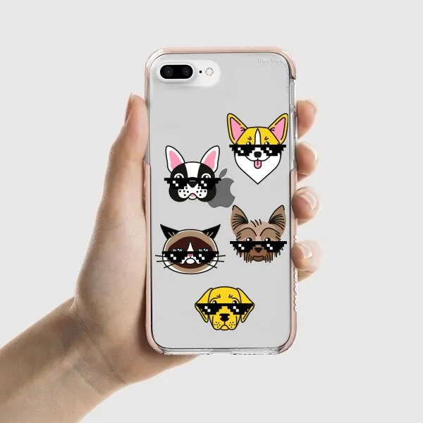 iPhone Case -  Dogs With Glasses