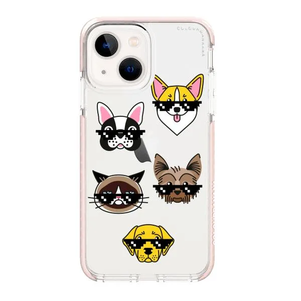 iPhone Case -  Dogs With Glasses