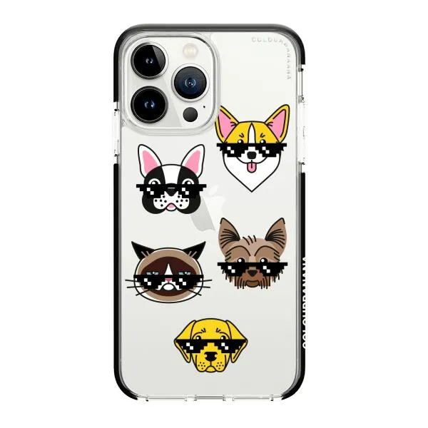 iPhone Case -  Dogs With Glasses