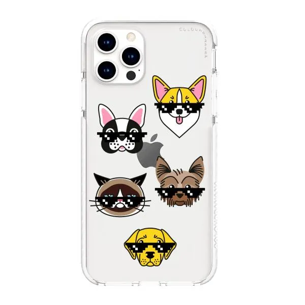iPhone Case -  Dogs With Glasses