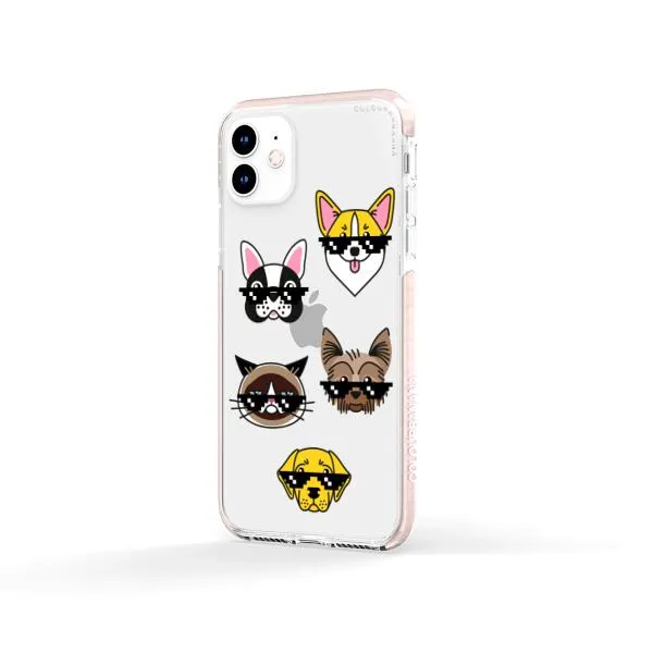 iPhone Case -  Dogs With Glasses