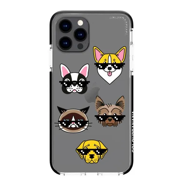 iPhone Case -  Dogs With Glasses