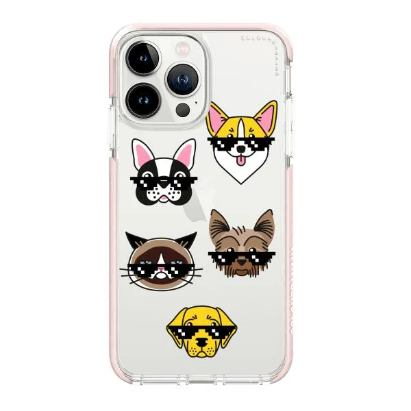 iPhone Case -  Dogs With Glasses
