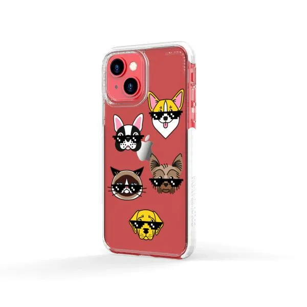 iPhone Case -  Dogs With Glasses