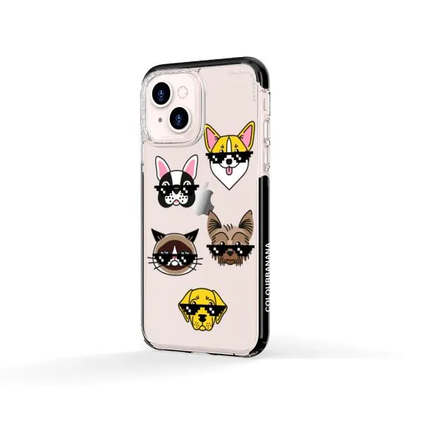 iPhone Case -  Dogs With Glasses