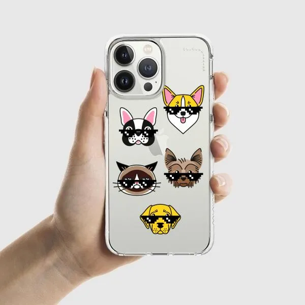 iPhone Case -  Dogs With Glasses