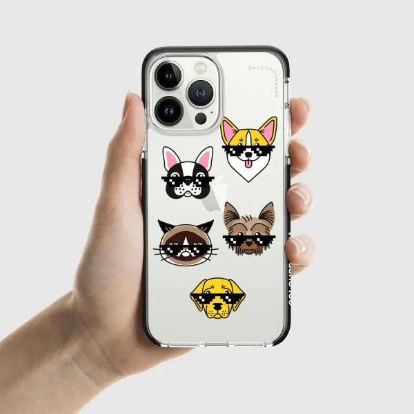 iPhone Case -  Dogs With Glasses